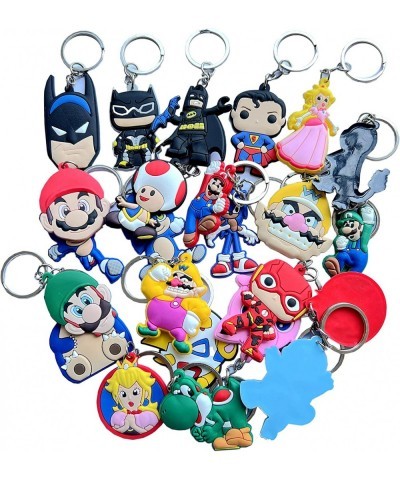 20pcs Key chain Key Goodie Bag Stuffer Christmas Gift Holiday Charms for Kids Birthday Party Favors School Carnival Reward Pr...