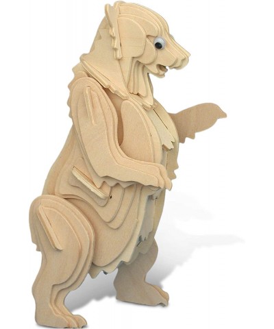 Grizzly Bear 3D Natural Wood Puzzle $28.34 3-D Puzzles