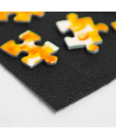 Jigsaw Puzzle Roll Up Mat Puzzle Saver Black Felt Mat with Storage Bag Portable for 300 to 1000 Pieces Puzzle $25.72 Puzzle A...