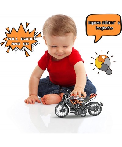 Motorcycle Toy Kids Toy Motorcycle with Sound and Lights Motorcycle Toys for Kids 3-9 Motorcycle Replica 1:12 Scale (Orange) ...