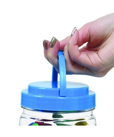 Geo Links - Mini Jar - Set of 144 - Linking Shapes - 6 Colors - Practice Shape Recognition Counting Sorting and More $22.65 E...