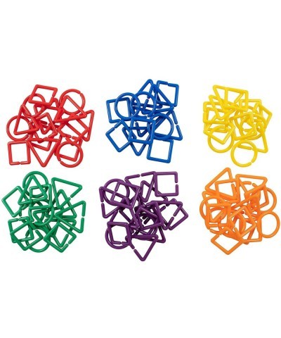 Geo Links - Mini Jar - Set of 144 - Linking Shapes - 6 Colors - Practice Shape Recognition Counting Sorting and More $22.65 E...