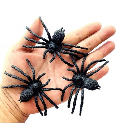 12 Pcs Halloween Spiders and 20g Spider Web Realistic Plastic Spider Fake Spider Toys Halloween Prank Props Halloween Decorat...