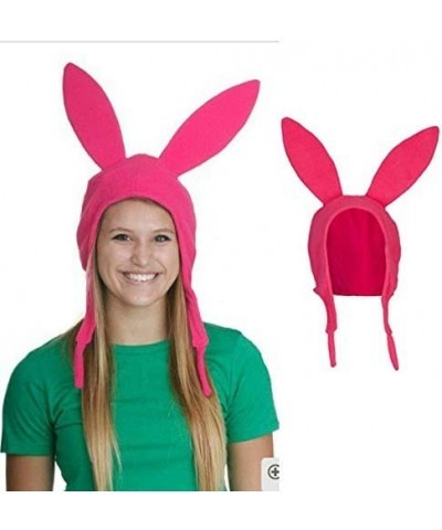 Bob's Burgers Louise Rabbits Ear Fleece Bunny Pink Floppy Ears Hat Halloween Christmas Costume Cap Hat $27.35 Kids' Dress-Up ...