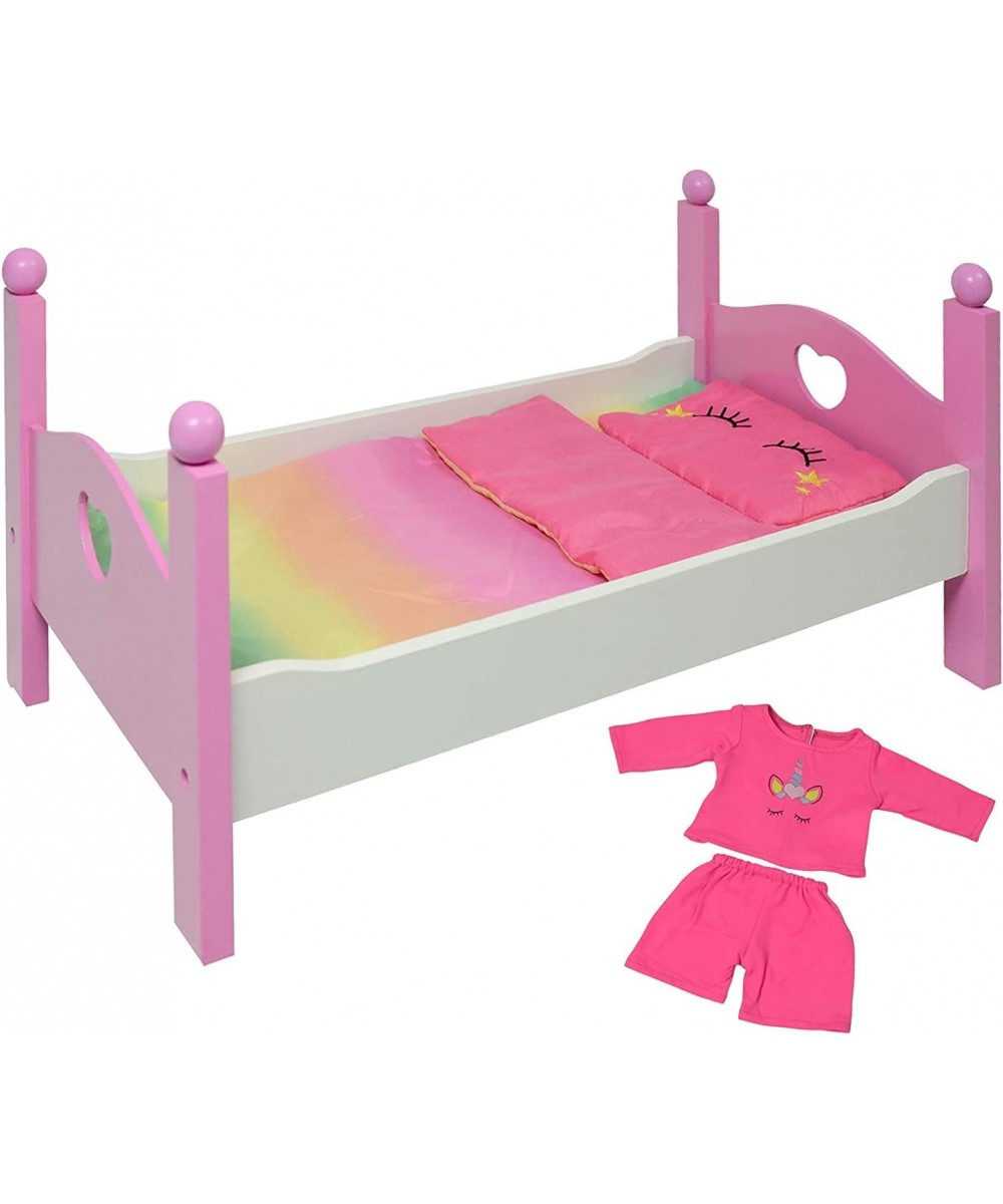 Wooden Doll Bed fits 18 Inch $75.32 Doll Accessories