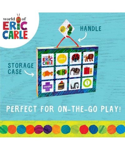 World of Eric Carle The Very Hungry Caterpillar Montessori Wooden Magnetic Set with Storage Box – Help Learn Colors Shapes An...