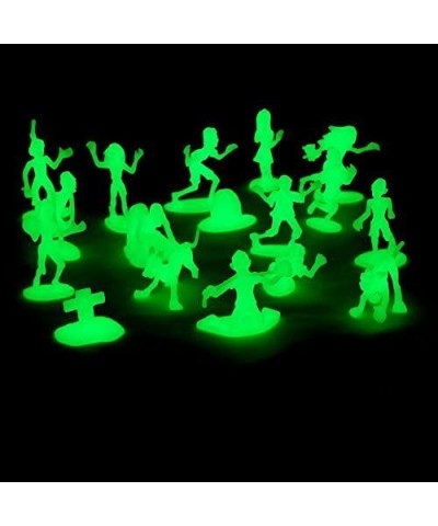 Zombie Action Figures -100 Glow in The Dark Zombies with 14 Unique Creatures - Includes Zombies Zombie Pets Gravestones and H...