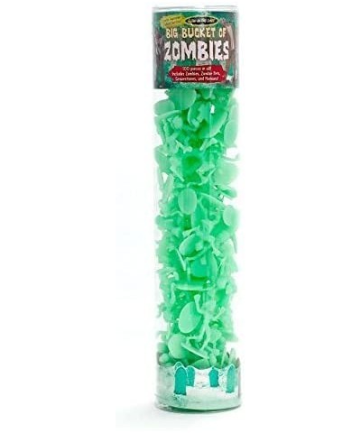 Zombie Action Figures -100 Glow in The Dark Zombies with 14 Unique Creatures - Includes Zombies Zombie Pets Gravestones and H...