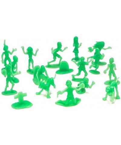 Zombie Action Figures -100 Glow in The Dark Zombies with 14 Unique Creatures - Includes Zombies Zombie Pets Gravestones and H...