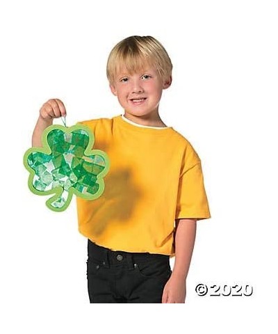 Tissue Paper and Acetate Shamrock Craft - Crafts for Kids and Fun Home Activities $34.43 Craft Kits