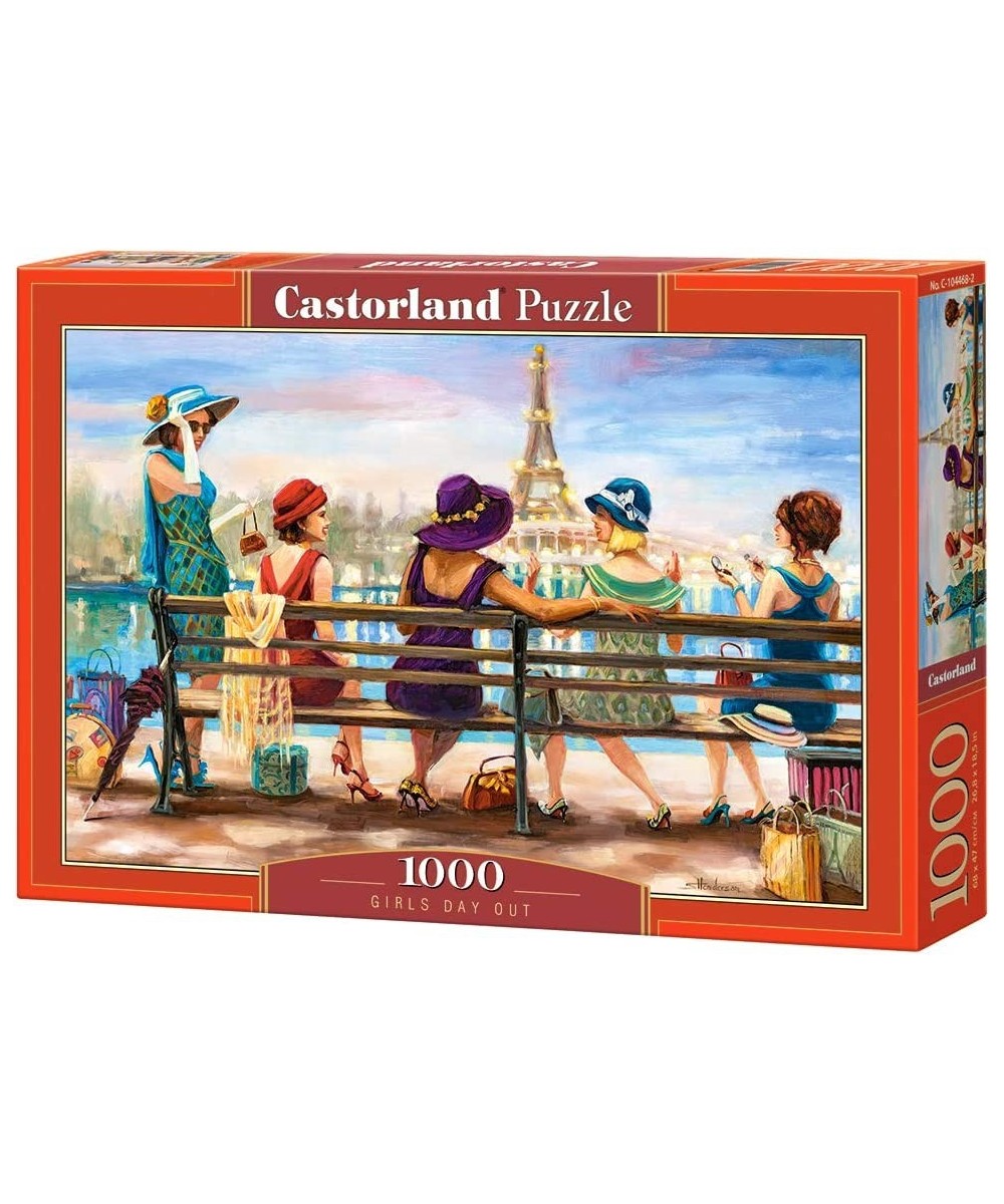 1000 Piece Jigsaw Puzzle Girls Day Out Ladies of Paris Elegant Ladies Paris Puzzle Adult Puzzle C-104468-2 $31.37 Jigsaw Puzzles