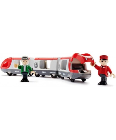 World 33505 - Travel Train - 5 Piece Wooden Toy Train Set for Kids Age 3 and Up $50.65 Kids' Play Trains & Trams