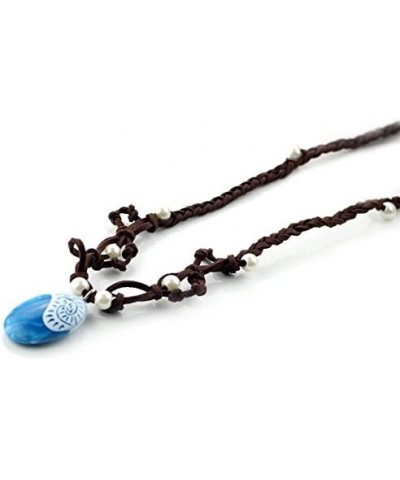 Hand Painted Moana Cosplay Necklace for Women and Girls $42.19 Kids' Dress-Up Accessories