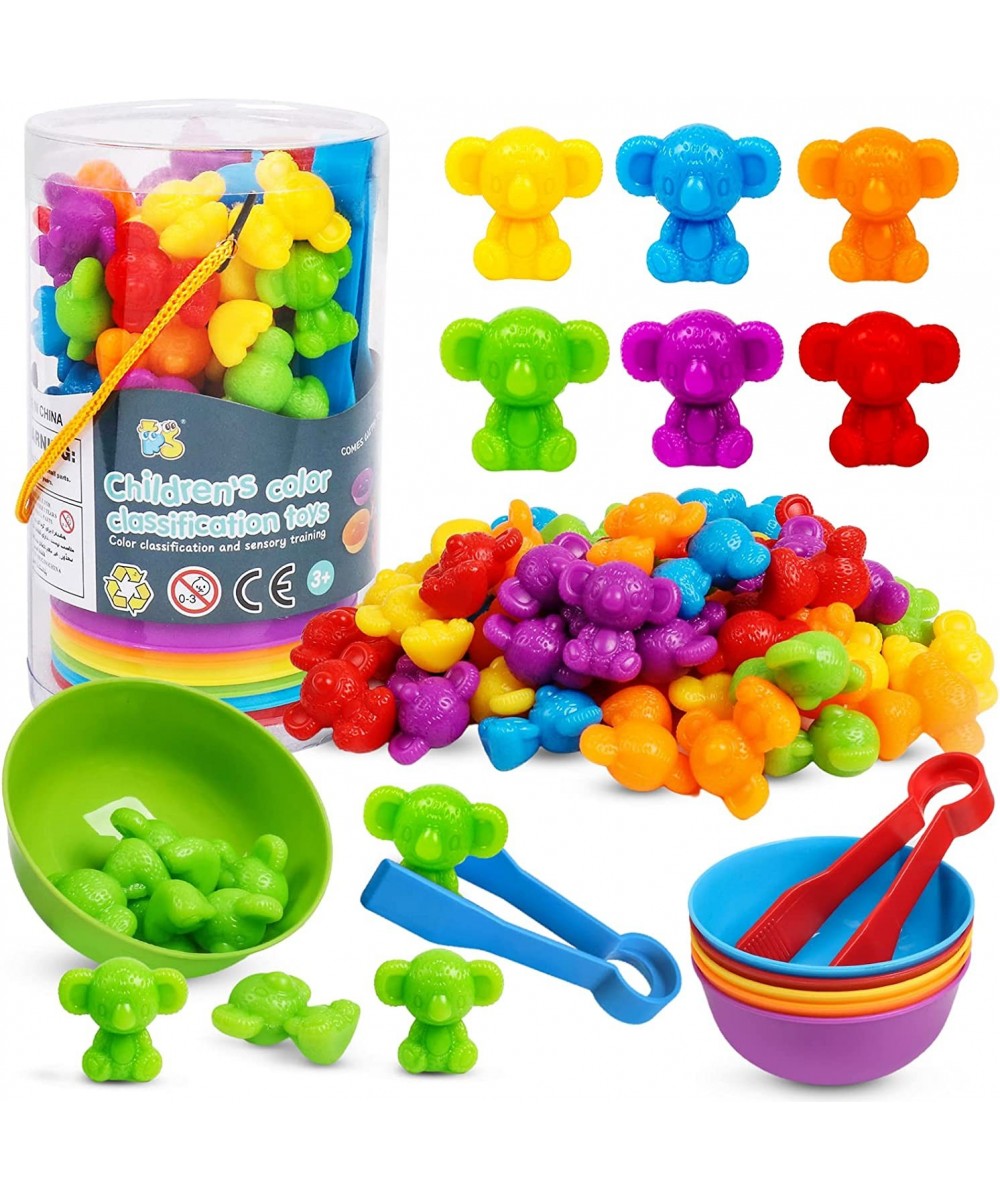 Counting Koalas Toys Matching Games with Color Sorting Bowls Preschool Learning Activities for Math Montessori STEM Education...