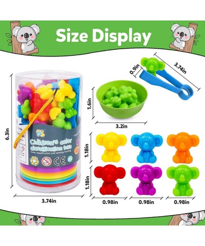 Counting Koalas Toys Matching Games with Color Sorting Bowls Preschool Learning Activities for Math Montessori STEM Education...