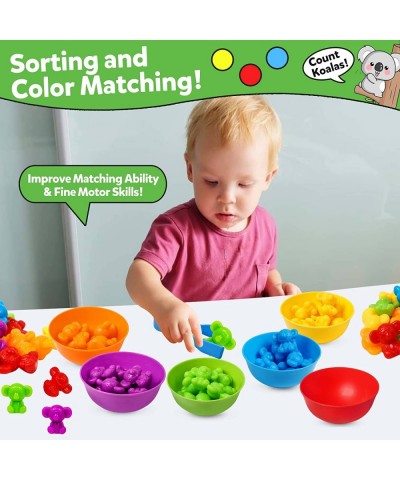 Counting Koalas Toys Matching Games with Color Sorting Bowls Preschool Learning Activities for Math Montessori STEM Education...