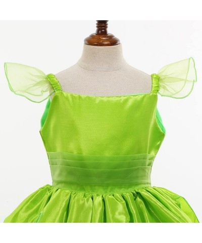 Children Girls Tinker-Bell Princess Costume Sleeveless Elf Cosplay Dress with Accessories $38.93 Kids' Costumes