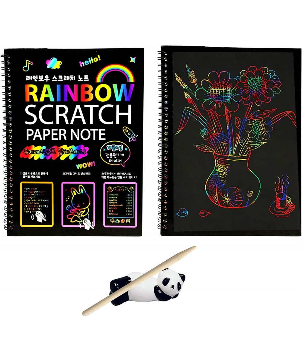 Magic Rainbow Scratch Paper Note Art and Craft Supplies for Kids Ages 8-12 Toys for 3 4 5 6 7 8 Year Old Girls Scratch Arts S...