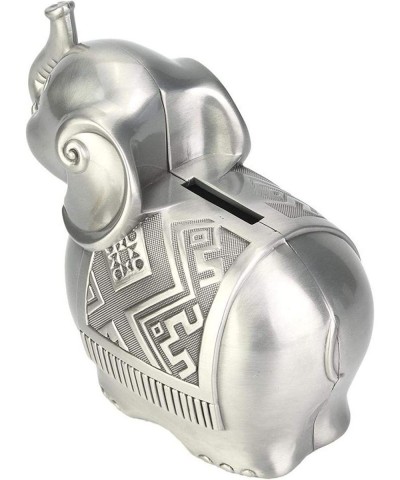 Money Boxes Alloy Material Cute Elephant Shape Coin Bank Money Saving Box Piggy Bank Ornaments for Kid Gift $43.33 Kids' Mone...