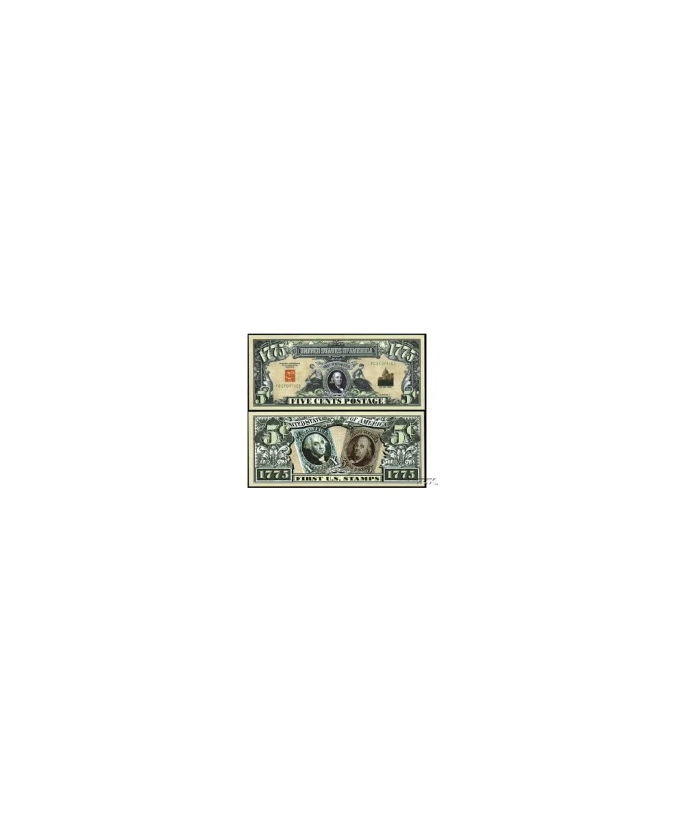 Pack of 5 - US Postal Service Ben Franklin Bill - Best Gift for Stamp and Money Collectors $16.60 Gags & Practical Joke Toys