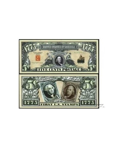 Pack of 5 - US Postal Service Ben Franklin Bill - Best Gift for Stamp and Money Collectors $16.60 Gags & Practical Joke Toys