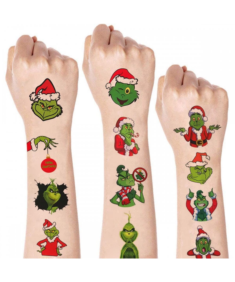 12 Sheets Christmas Temporary Tattoos for Kids Christmas Birthday Party Supplies Christmas Party Decorations Xmas Party Favor...