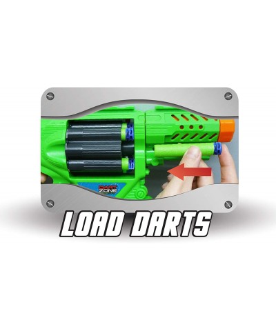 Rapid-8 Quickshot Auto-Advance Rotating Cylinder Dart Blaster with 8 Universal Waffle-Tip Darts 12 inches $22.97 Toy Foam Bla...