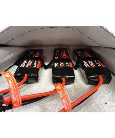 Xtra-Large Fire Resistant Lipo Battery Bag for Safe Charging & Storage - 240mm x 65mm x 180mm 8089 $18.55 Hobby Remote & App ...