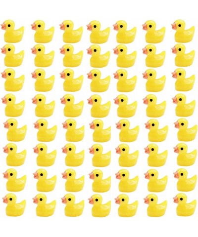 60 Pcs Tiny Duck Figures Mini Resin Duck Miniature Bead Slime Charms for Garden Landscape Aquarium Decoration(Yellow) $16.88 ...