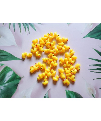 60 Pcs Tiny Duck Figures Mini Resin Duck Miniature Bead Slime Charms for Garden Landscape Aquarium Decoration(Yellow) $16.88 ...