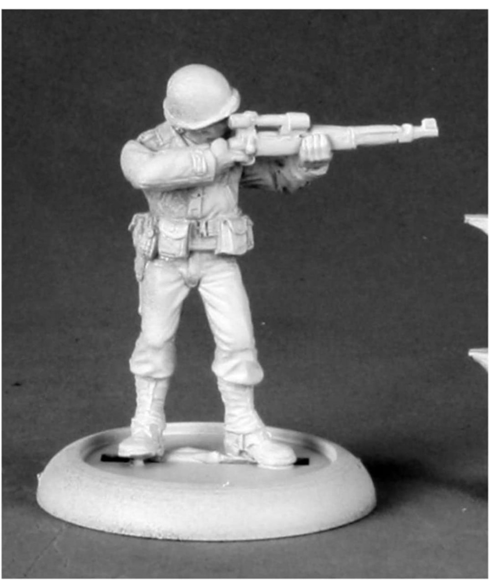 Miniatures PFC. Max Dansworth 50338 Chronoscope Unpainted Metal Figure $17.61 Miniature Novelty Toys