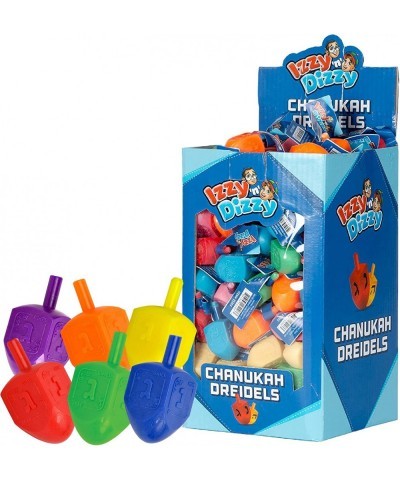 100 Medium Dreidels - Assorted Colors - Classic Chanukah Spinning Draidel Game Gift and Prize - Bulk Value Pack - by Izzy n D...