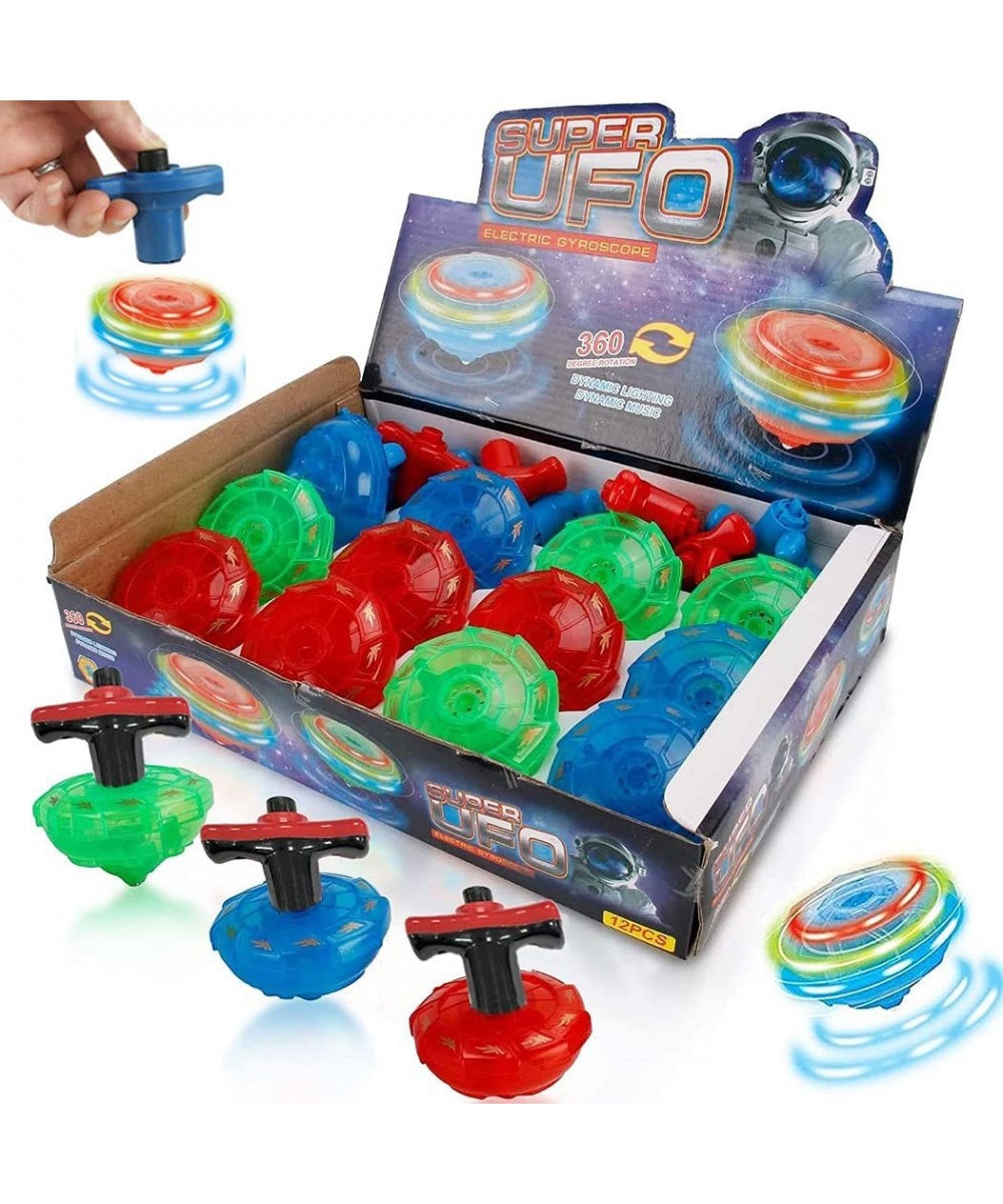 12-Pack LED Light Up Flashing UFO Spinning Tops with Gyroscope Novelty Bulk Toys Party Favors Birthday Supplies $29.45 Novelt...