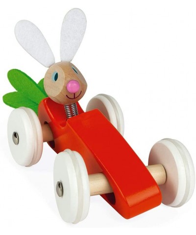 Wooden Rabbit Lapin Carrot Car Push Car - Ages 12 Months+ - J08247 $29.93 Early Development & Activity Toys