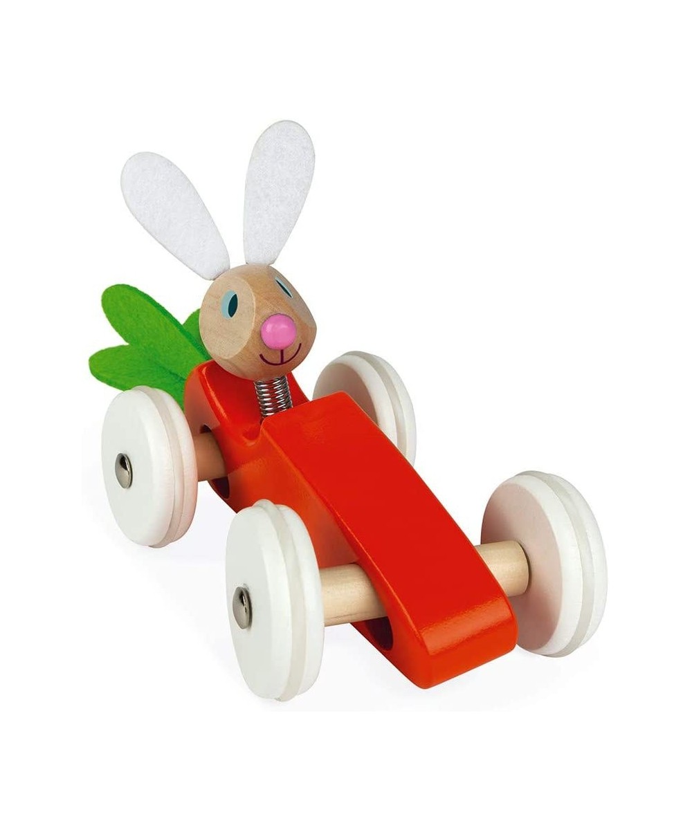 Wooden Rabbit Lapin Carrot Car Push Car - Ages 12 Months+ - J08247 $29.93 Early Development & Activity Toys