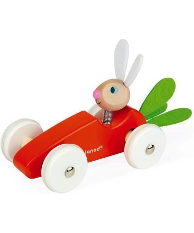 Wooden Rabbit Lapin Carrot Car Push Car - Ages 12 Months+ - J08247 $29.93 Early Development & Activity Toys