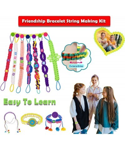 Friendship Bracelet DIY Making Kit for Girls Arts and Crafts Toy for Kids Ages 6-15 Jewelry Maker Toys with Loom Supply Set B...