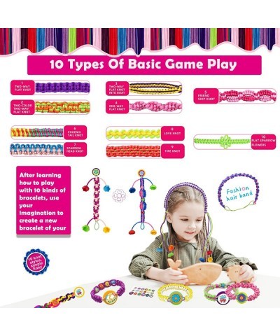 Friendship Bracelet DIY Making Kit for Girls Arts and Crafts Toy for Kids Ages 6-15 Jewelry Maker Toys with Loom Supply Set B...