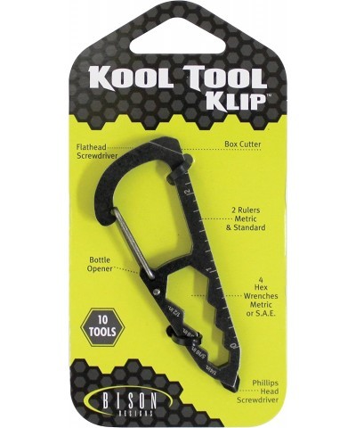 Designs Kool Tool Klip SAE Standard Keychain (10-Piece) Grey $17.16 Miniature Novelty Toys