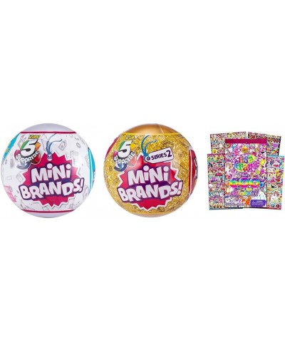 Kids Girls Boys Surprise Mini Brands Series 2 Gold Capsule Mini Brands Series 1 Capsule Bundled with a Lisa Frank Kids 600+ S...