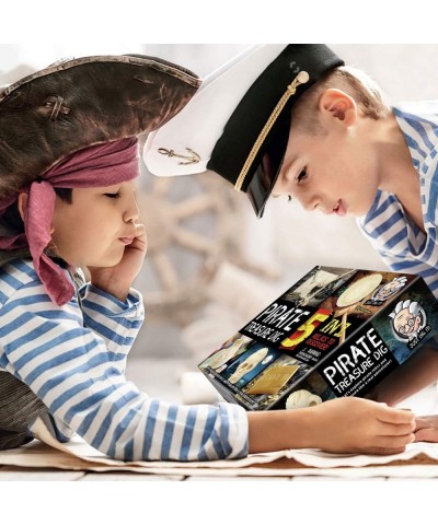 XXTOYS Pirate Treasures Dig Kit Break Into 5 Bricks Treasure Excavation Kits Pirate Toys Gems Dig Kits Interactive Excavating...