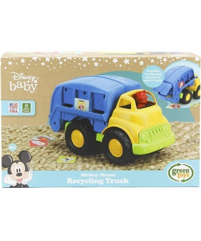 Disney Baby Exclusive Mickey Mouse Recycling Truck Blue - Pretend Play Motor Skills Kids Toy Vehicle. No BPA phthalates PVC. ...