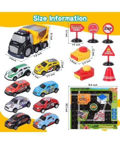 Christmas Gifts Truck Toy for Kids 3-5 Carrier Car Toys for 4 5 6 7 Years Old Boys Vehicles Playset with Play Mat Birthday Gi...