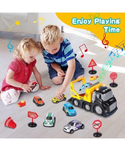 Christmas Gifts Truck Toy for Kids 3-5 Carrier Car Toys for 4 5 6 7 Years Old Boys Vehicles Playset with Play Mat Birthday Gi...