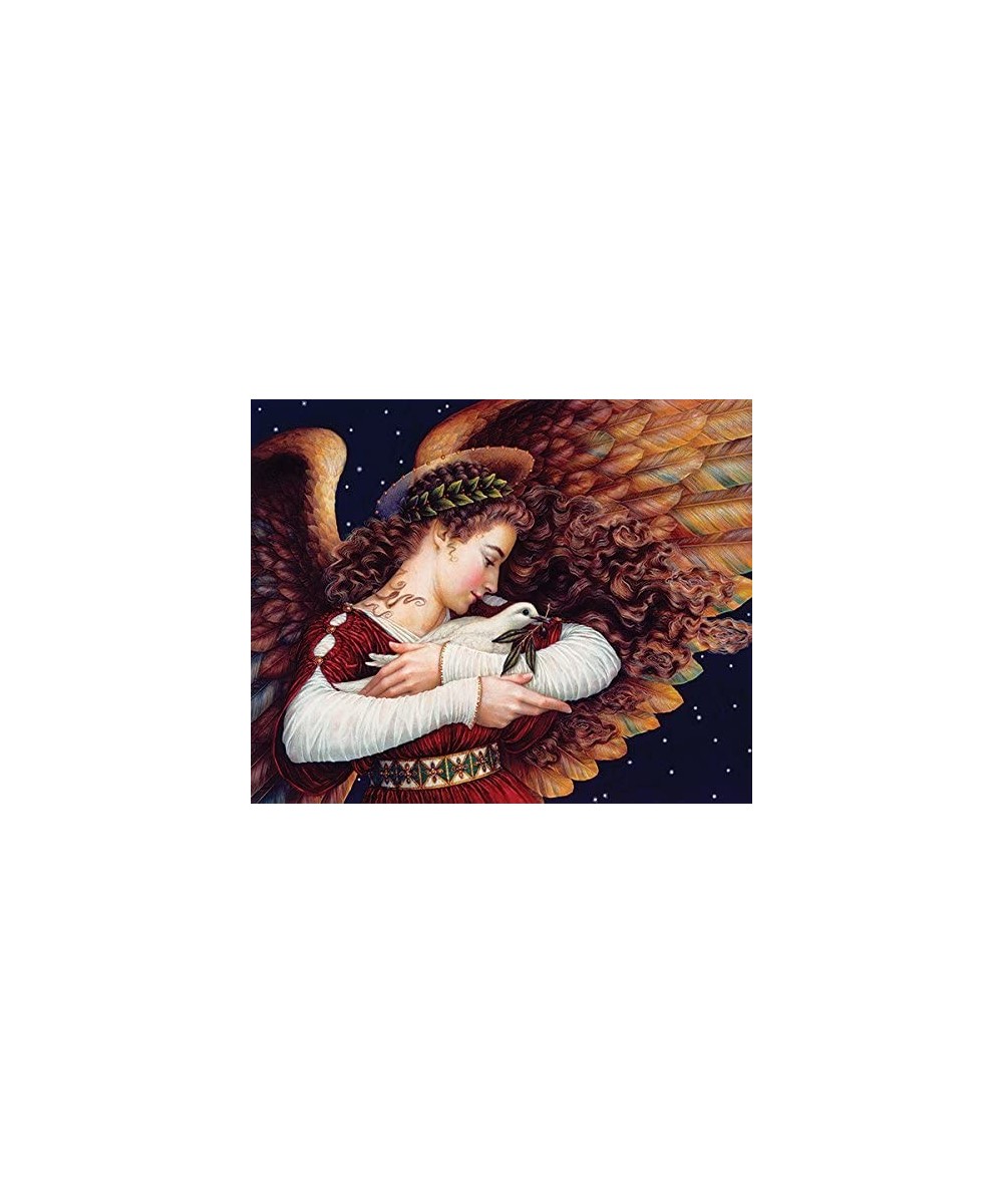 Puzzles - Angel and Dove - 1000 Piece Jigsaw Puzzle - Large 24 Inches by 30 Inches Puzzle - Made in USA - Unique Cut Interloc...