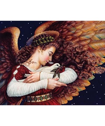 Puzzles - Angel and Dove - 1000 Piece Jigsaw Puzzle - Large 24 Inches by 30 Inches Puzzle - Made in USA - Unique Cut Interloc...