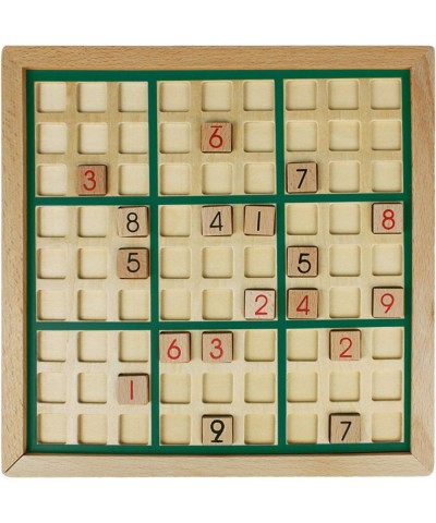 Wooden Sudoku Puzzle Board Game with Drawer SD-02 (Green) $60.59 Sudoku Puzzles