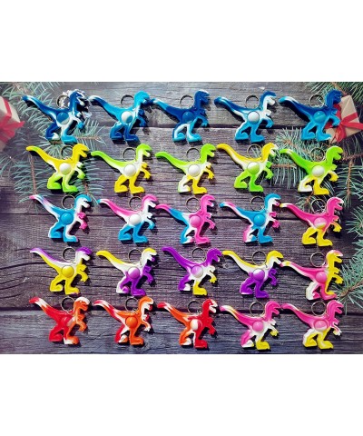 (30 Packs) Bulk Dinosaur Mini pop Fidget Keychain Gift for Boys and Girls Kids Party Favors Supplies and Classroom Prize $26....