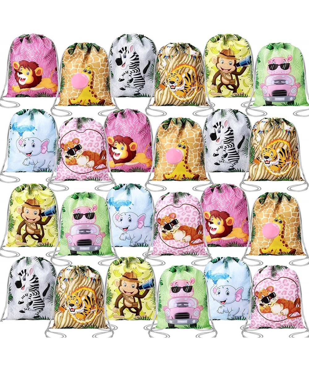 24 Pack Jungle Animal Party Favor Goodie Bags safari Gift Candy Treat Bags Safari Gift Bags Safari Goodie Bags Animal $44.56 ...