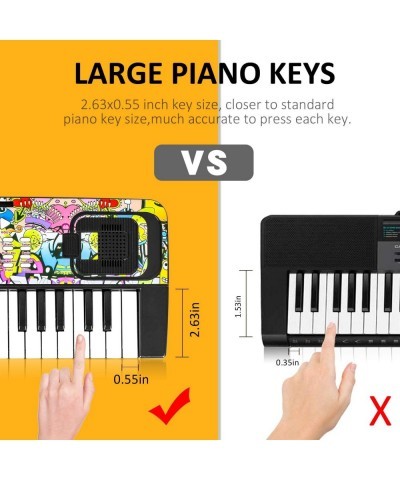 Piano Keyboard for Kids Piano for Kids Music Keyboards 37 Keys Electronic Pianos with Music Book Bracket Musical Toys for Beg...